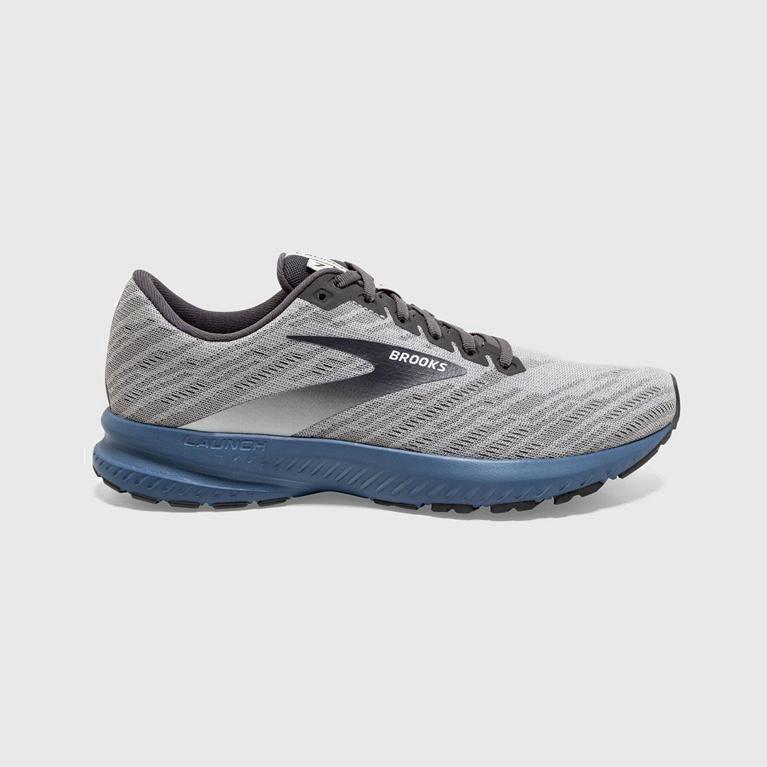 Tenis Brooks Launch 7 - Zapatillas Para Correr En Asfalto Hombre - Gris (GFUN-05194)